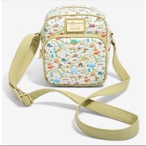 Loungefly Disney Parks Map Crossbody Bag